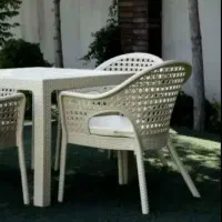 میز و صندلی پلاستیکی غذاخوری باغی ۷۵۳ ویلایی