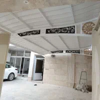 سایه بان ماشین. نقاب پنجره. آلاچیق. نرده