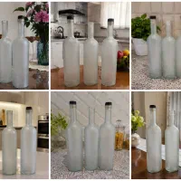 بطری شیشه ای یخی مات