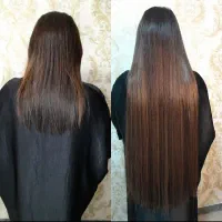 اکستنشن مو طبیعی والیاف حرفه ای