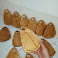 سینی سرو قهوه چوب روس و گردو ضد آب