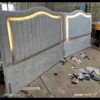 تخت خواب تمام پارچه