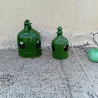 جا آبخوری سفالی حیوانات پرنده و کبوتر و مرغ‌ وکفتر