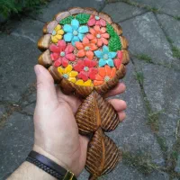 اینه چوبی منبتکاری