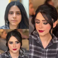 خدمات تخصصی میکاپ شینیون عروس و همراه