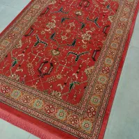 لاکی قرمز ضخیم فرش نئوکلاسیک