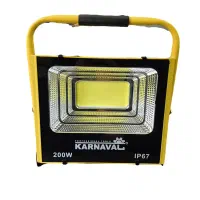 پروژکتور پرتابل شارژی 200 وات کارناوال KA-L200W