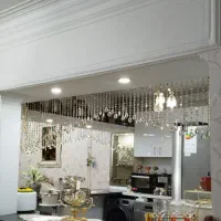 پرده های شیک کریستالی