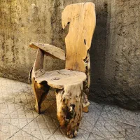 صندلی چوب طبیعی دستساز و کلکسیونی و خاص
