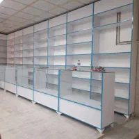 قفسه فروشگاه پیشخوان فروشگاه طراحی مغازه
