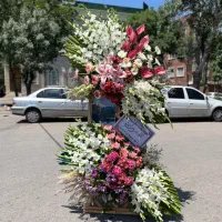تاج گل ترحیم،باکس‌گل،دسته گل