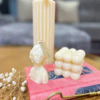 ست شمع دختر ناتالی ، روبیک و استوانه شیاردار