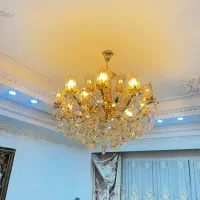 لوستر ۲۵ شعله کریستال