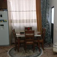 پرده پذیرایی همراه والان پتینه و بخاری گازی
