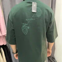 تیشرت دو نخ گرم بالا پشت و پیش گلدوزی