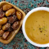 حلوا ارده خرمایی