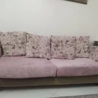 مبل ۸ نفره با جلو مبلی و ۴ عدد میز عسلی