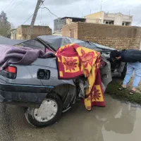 پژو ۴۰۵ تصادفی