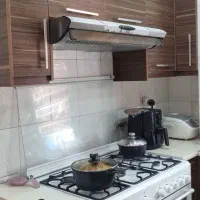 کابینت ام دی اف همراه با سینک و هود و شیر