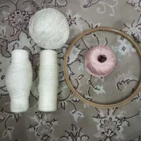 کارگاه گلدوزی ونخ کتان و ابریشمی
