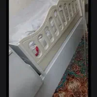 تخت کودک نوجوان با پاتختی و گهواره نونو