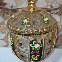 شکلات خوری کریستال طلاکوب