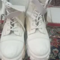 پوتین‌ اص مشکی سرمه ای باسفیدFASBION   mengsaims