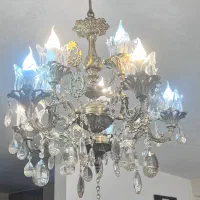 لوستر برنزی ۵شاخه