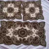 رومیزی سه تکه مخمل نو نو