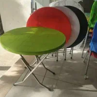 میز صندلی  تاشو پایه فلزی غذاخوری رستوران