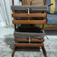 سبد سیب زمینی پیاز چوبی