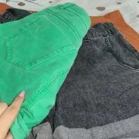 شورتک جین رنگی