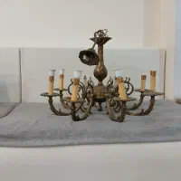 لوستر برنز آنتیک ۸ شاخه