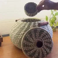 خمره برنج . آباژور . گلدون پتوس