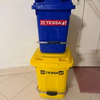 سطل زباله و سفتی باکس