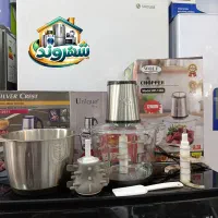 خردکن ولف 2کاسه12تیغ همزن کاسه استیل
