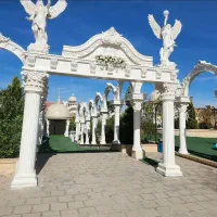 ساخت ورودی و فضای خاص  آلاچیق، ستون، نما، آبنما