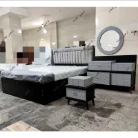 تخت خواب دونفره مدل طرلان //همراه با کشو اضافه