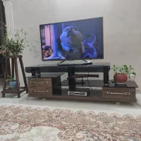 میز تلویزیون ام دی اف و شیشه