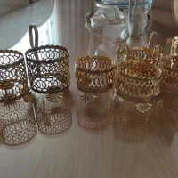 انگاره یا پایه استکان برنز قدیمی