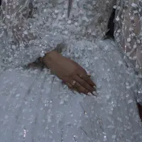 لباس عروس سنگ دوز