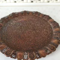 سینی و قندان پیوتر ست هم طرح مس