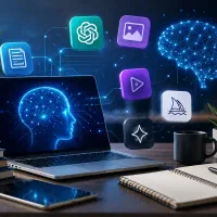 آموزش کاربردی ابزارهای هوش مصنوعی/آنلاین و حضوری