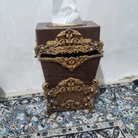 ست دستمال وسطل زباله