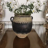 گلدون سفالی پتینه سایز بزرگ