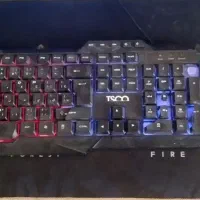 موس و کیبورد گیمینگ RGB سالم و تمیز