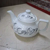 قوری چینی نونو و ۲ دست کاسه ماست خوری آرکوپال