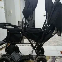کالسکه دوقلو فروشی نو نو یک بار استفاده