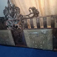 تخت فرفروژه دو نفره همراه با خوشخواب