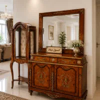 آینه و کنسول معرق مازول  مدل الی